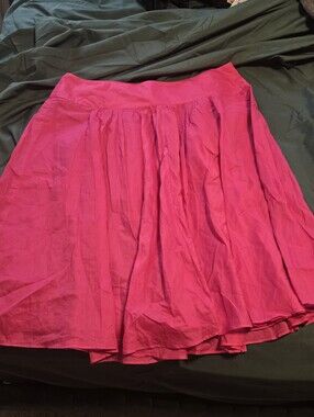 Talbots Fuchsia Circle Skirt